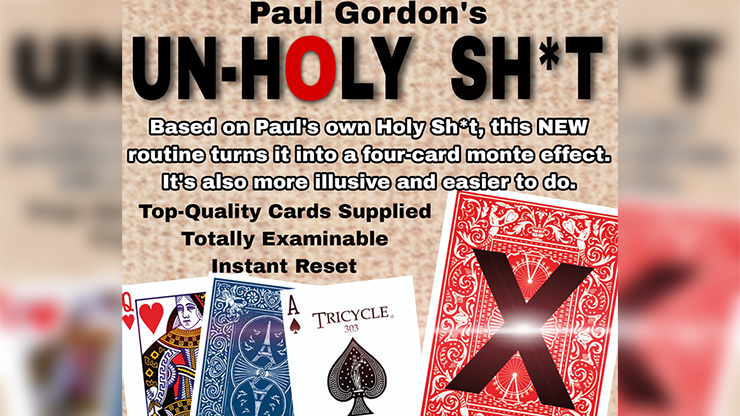 Unholy Sh*t by Paul Gordon product video — 52Kards