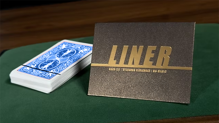 LINER by Bond Lee, Alexander Stefanus & MS Magic (Blue) product video — 52Kards