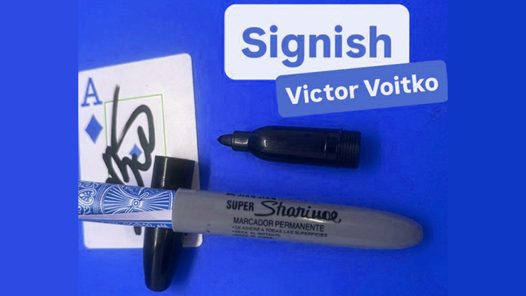 Signish by Victor Voitko (Blue) product video — 52Kards