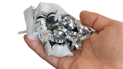 Kabuki Streamer Silver (Small, Pack of 2) Metallic by JL Magic product video — 52Kards