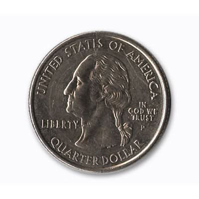 Quarter Dollar Coin Normal one roll of 40 coins