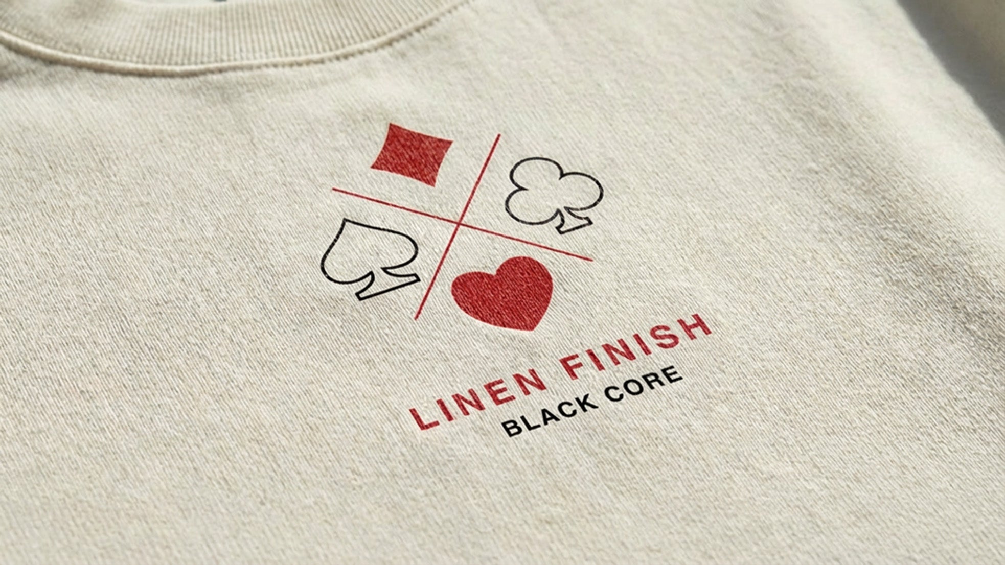 'Linen Finish' Heavyweight Sweatshirt