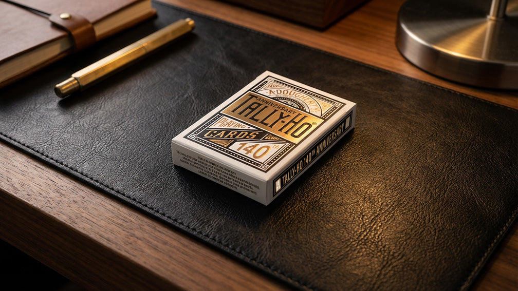 Tally ho 140th anniversary playing cards metalluxe