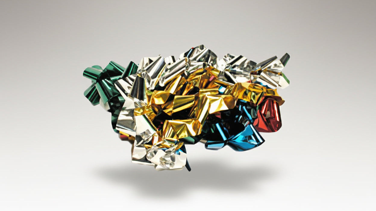 25' Mouth Coil Glitter Uday, set of 10