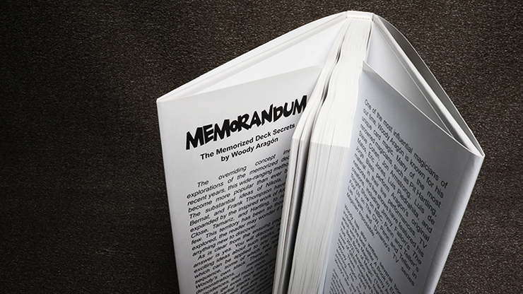 Memorandum by Woody Aragon - Playing Cards and Magic Tricks - 52Kards