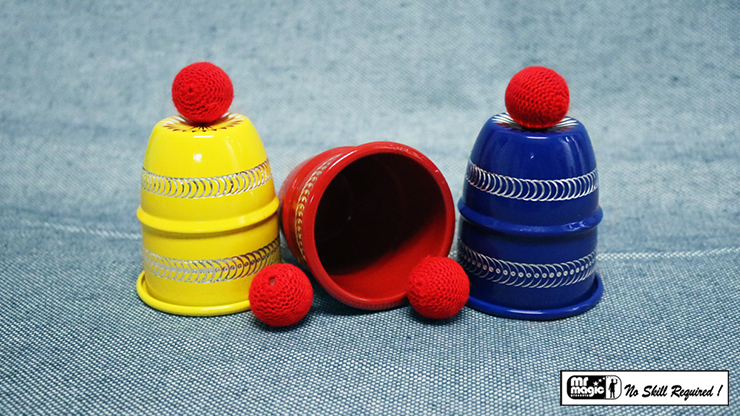 Colorful Cups and Balls - Playing Cards and Magic Tricks - 52Kards