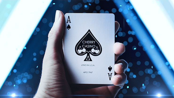Cherry Casino (Tahoe Blue) - Playing Cards and Magic Tricks - 52Kards