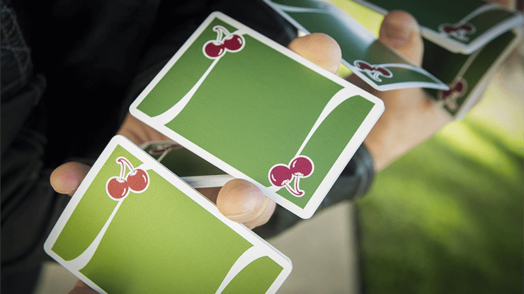 Cherry Casino (Sahara Green) - Playing Cards and Magic Tricks - 52Kards