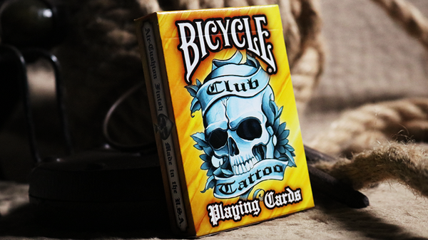 Bicycle tattoo playing discount cards