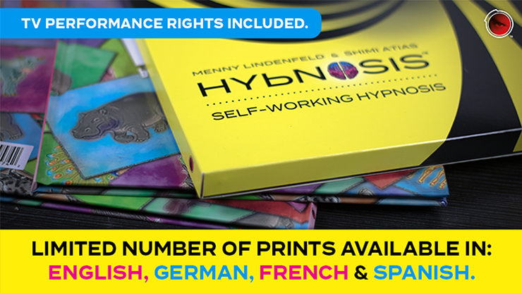 HYbNOSIS - FRENCH BOOK SET LIMITED PRINT - HYPNOSIS WITHOUT HYPNOSIS (PRO SERIES) by Menny Lindenfeld & Shimi Atias - Trick