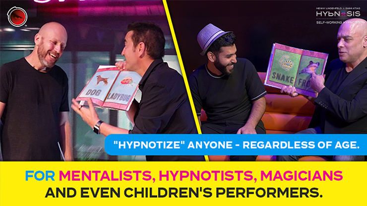 HYbNOSIS - GERMAN BOOK SET LIMITED PRINT - HYPNOSIS WITHOUT HYPNOSIS (PRO SERIES) by Menny Lindenfeld & Shimi Atias - Trick