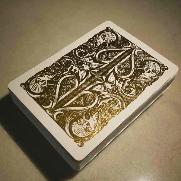 Gold Split Spades