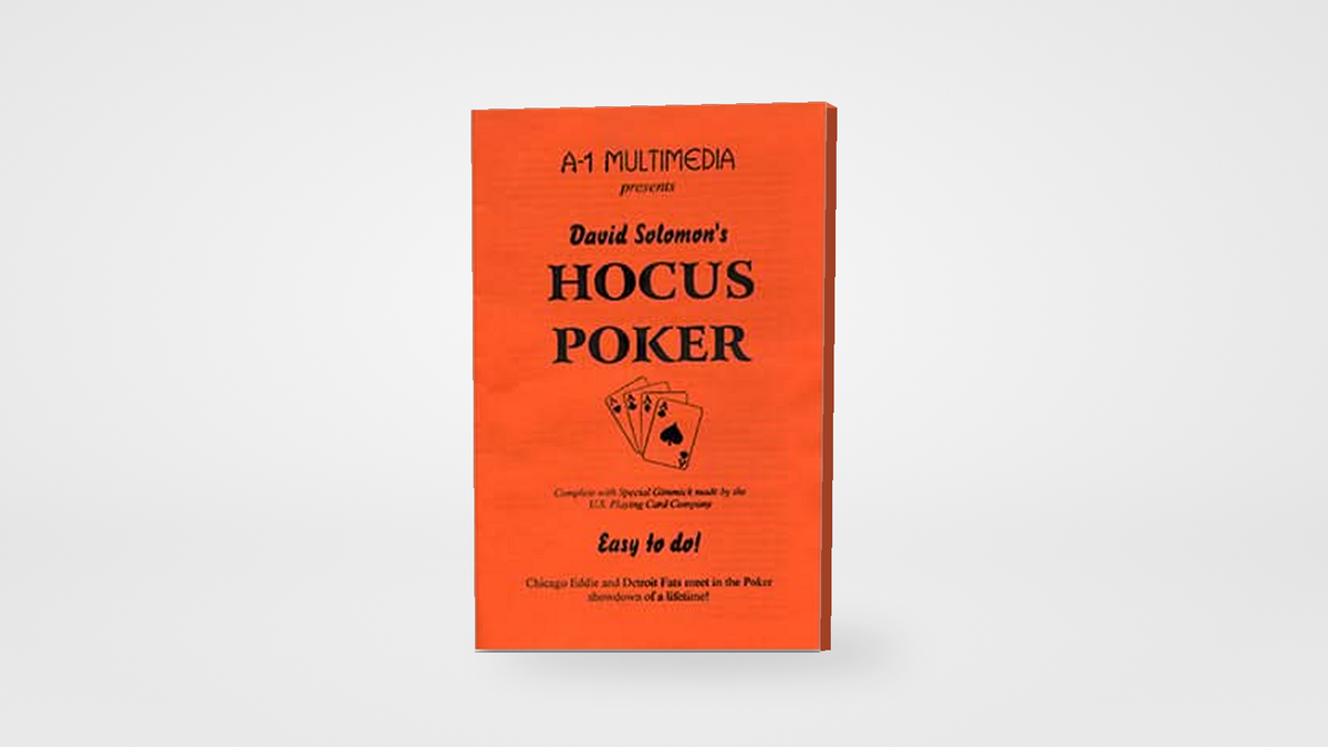 Hocus Poker by David Solomon - Trick on a neutral studio background
