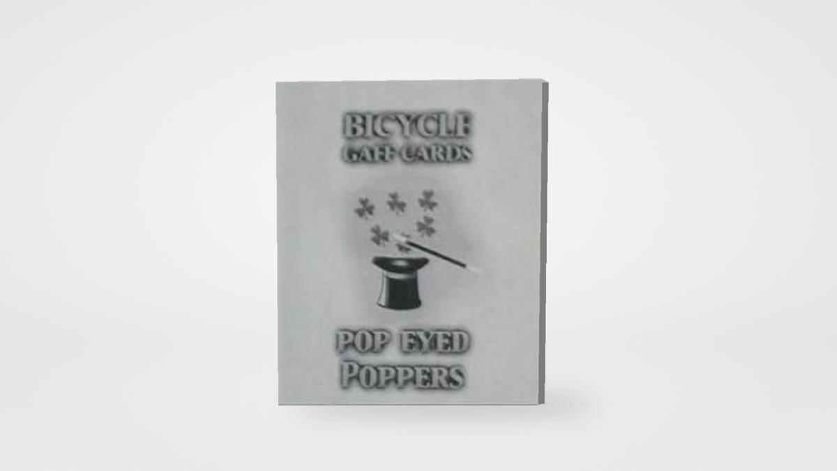 Pop Eyed Popper Deck Bicycle (Blue) on a neutral studio background