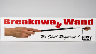 Break away Wand (with extra piece & replacement cord) by Mr. Magic - Trick on a neutral studio background