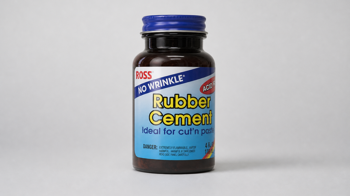 Rubber Cement (4oz) on a neutral studio background
