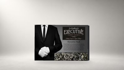 Joe Rindfleisch's Executive Rubber Bands (B&W Combo) by Joe Rindfleisch - Trick on a neutral studio background