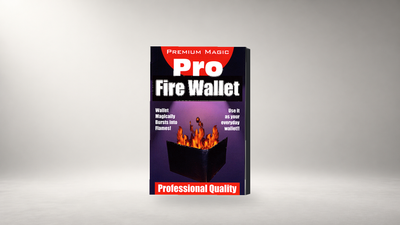 Fire Wallet by Premium Magic - Trick on a neutral studio background