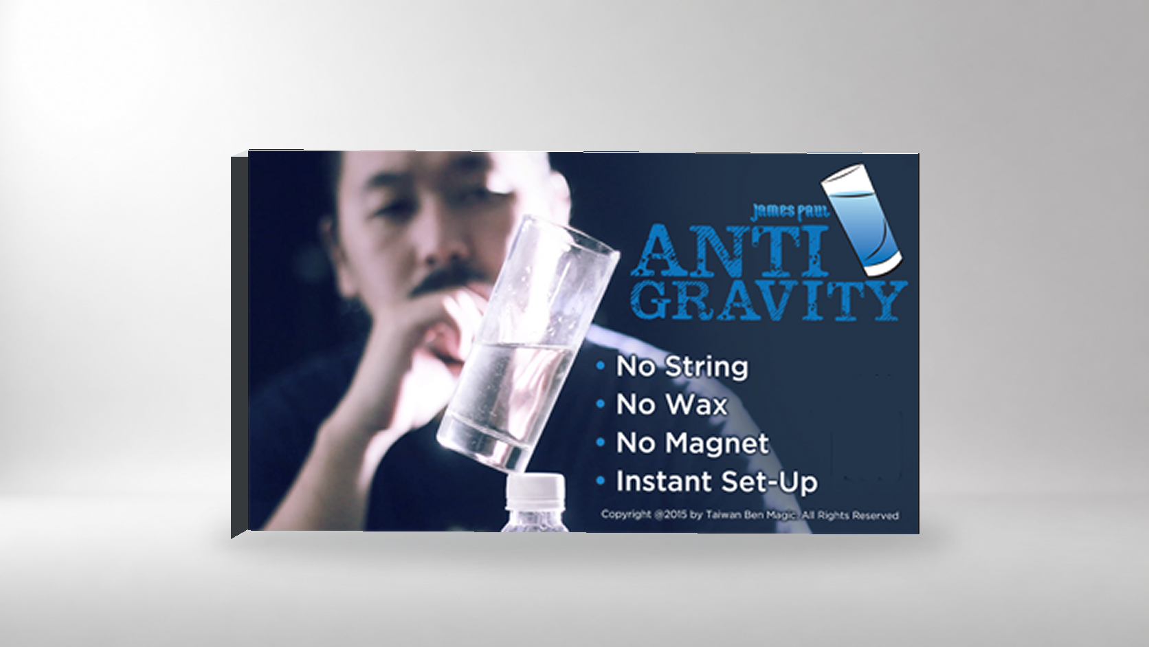 Antigravity by James Paul - Trick on a neutral studio background