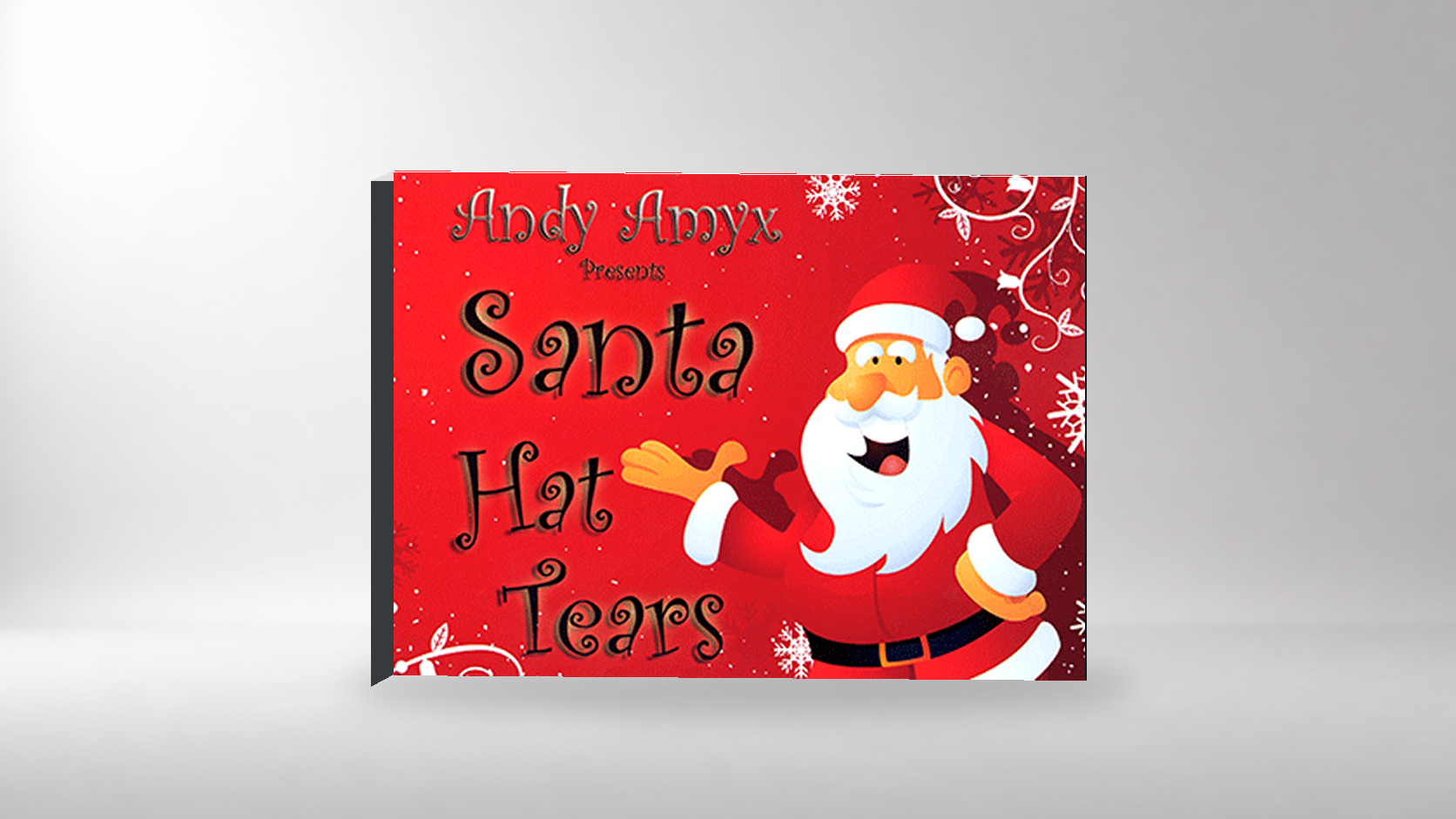 Santa Hat Tear by Andy Amyx - Trick on a neutral studio background