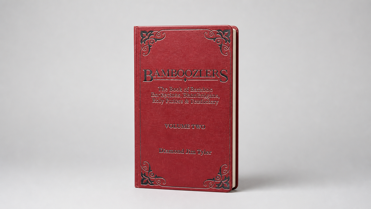 Bamboozlers Vol. 2 by Diamond Jim Tyler - Book on a neutral studio background