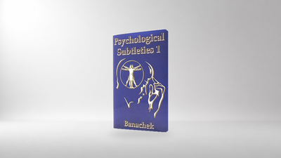 Psychological Subtleties 1 (PS1) by Banachek - Book on a neutral studio background