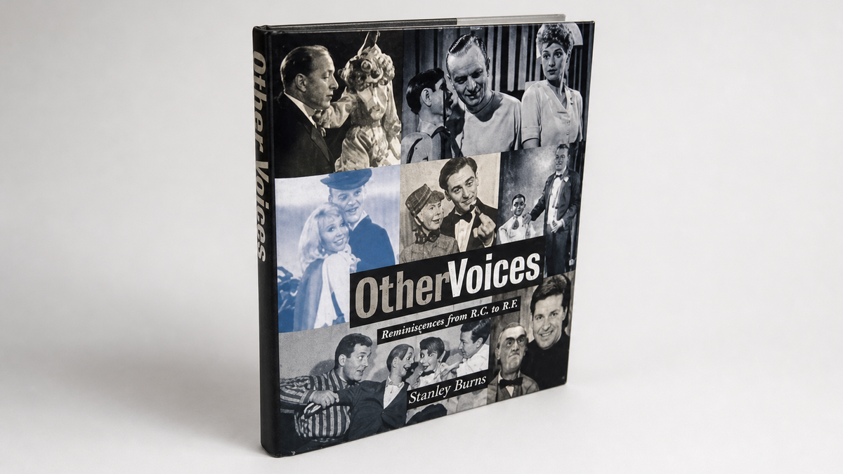 Other Voices BY Stanley Burns - book on a neutral studio background