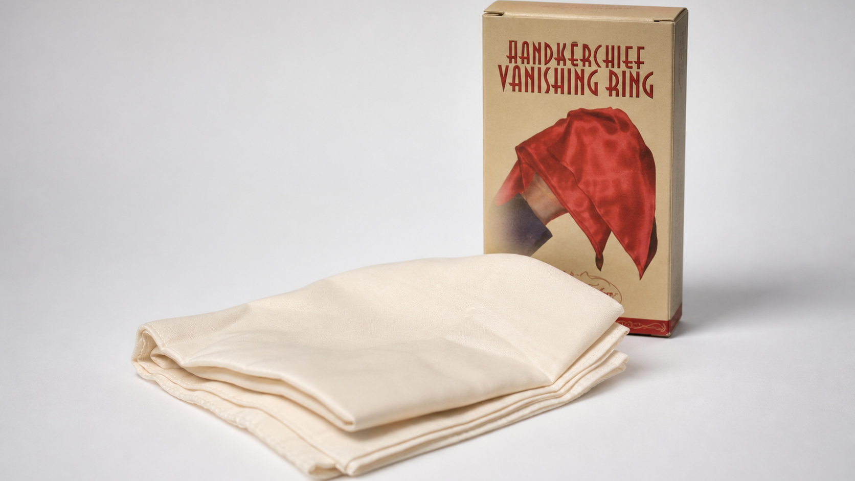Hankerchief Vanishing Ring (Colors) by Bazar de Magia - Trick on a neutral studio background