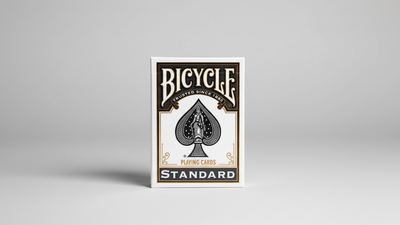 Black Bicycle Standard playing-card tuck box on a gray background