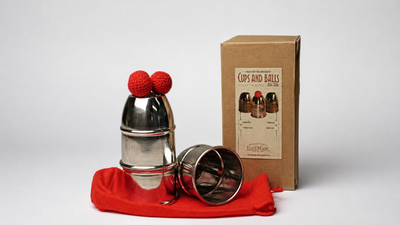 Cups & Balls Aluminum Regular by Bazar de Magia - Trick on a neutral studio background