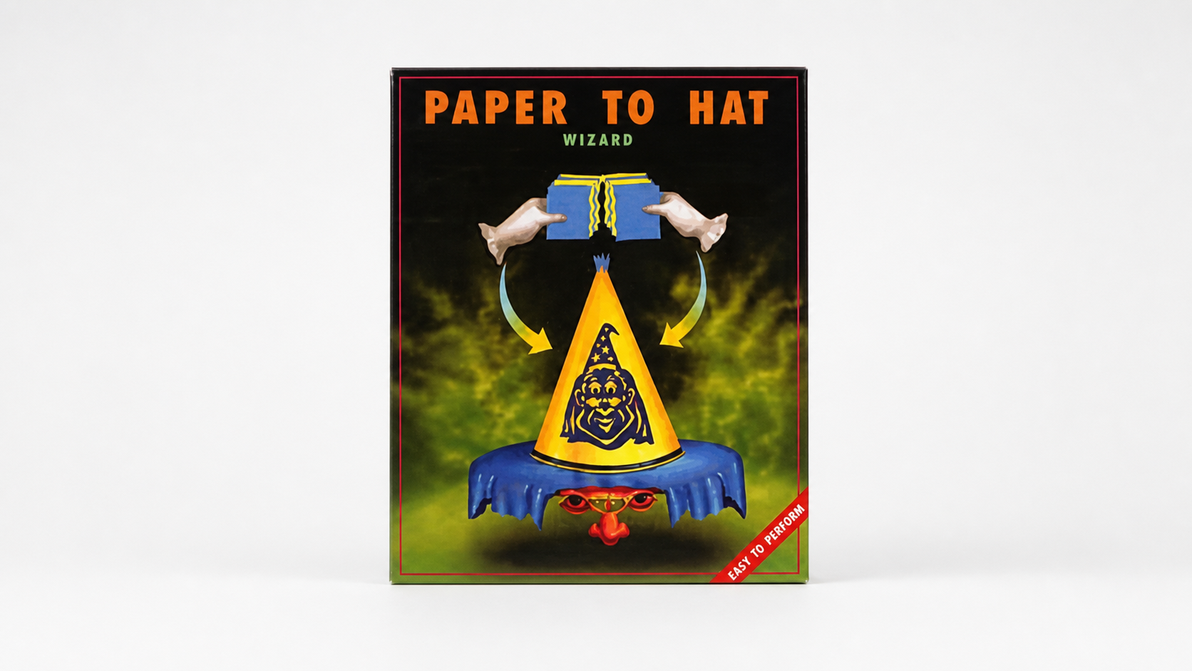 Paper To Hat (Wizard) by Uday - Trick on a neutral studio background
