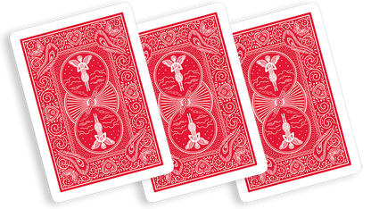 Bicycle Playing Cards 809 Mandolin Red by USPCC