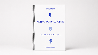 Acting for Magicians by Murphy's Manufacturing - Book on a neutral studio background