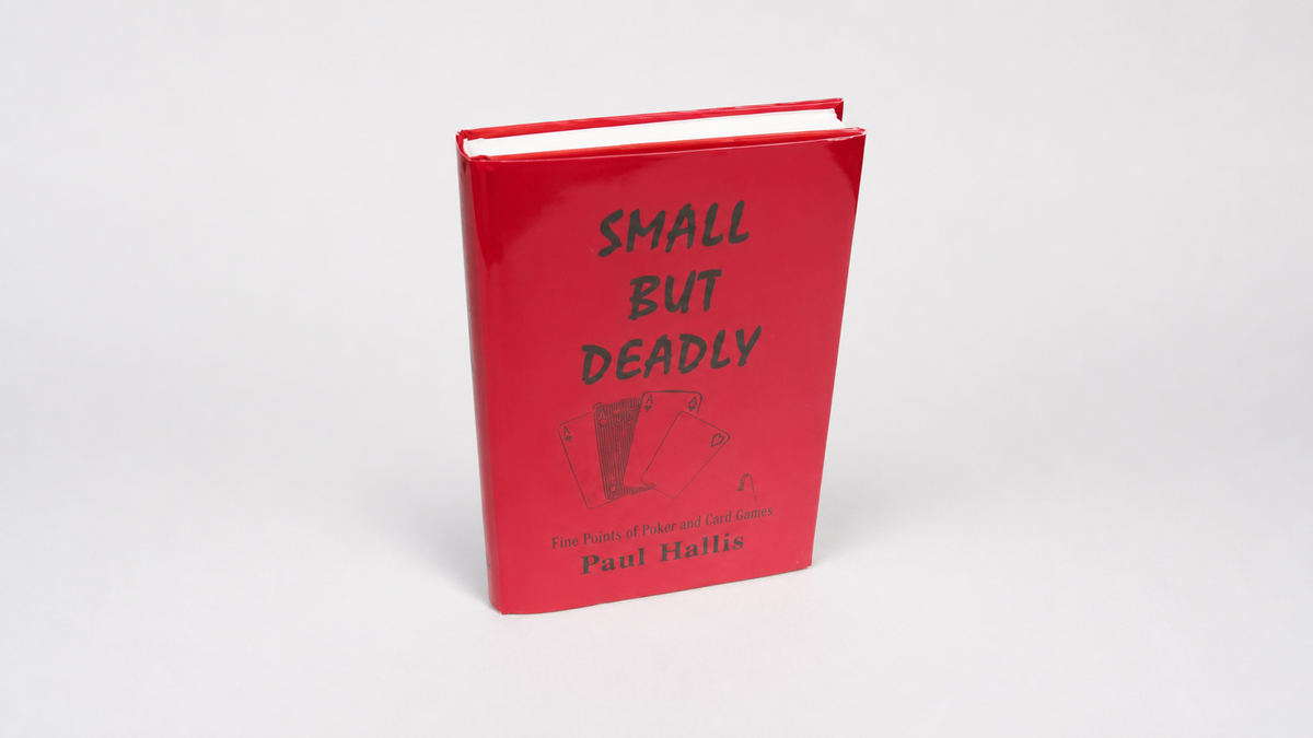 Small But Deadly by Paul Hallas - Book on a neutral studio background
