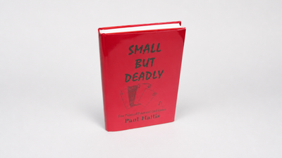 Small But Deadly by Paul Hallas - Book on a neutral studio background