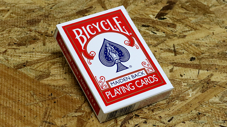 Bicycle Maiden Back (Red) by US Playing Card Co