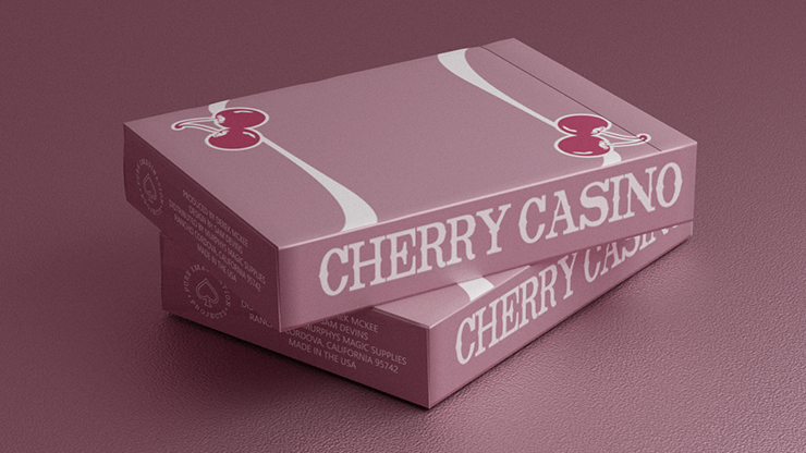 Cherry Casino (Flamingo Quartz Pink) Playing Cards By Pure Imagination Projects