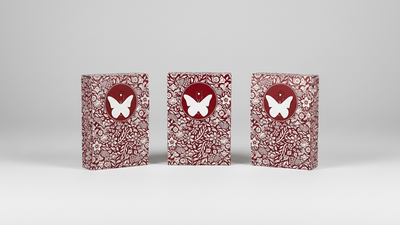 Butterfly Playing Cards Marked (Red) 3rd Edition by Ondrej Psenicka