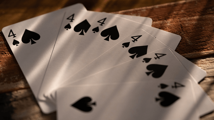 4 FLUSH BLUE by Nick Trost and Murphy's Magic - Trick