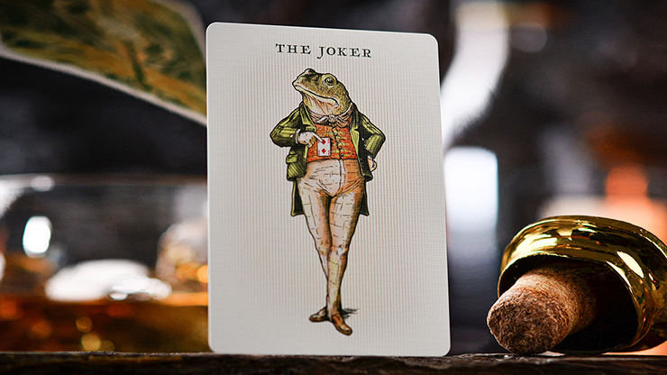 Notorious Gambling Frog (Green) Playing Cards by Stockholm17