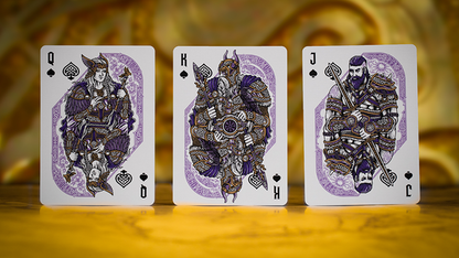 Gods of Norse Purple Royale Playing Cards