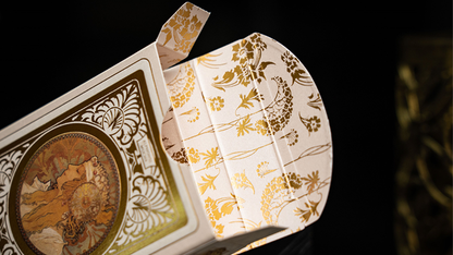 Mucha Gismonda Standard Gold Edition Playing Cards by TCC