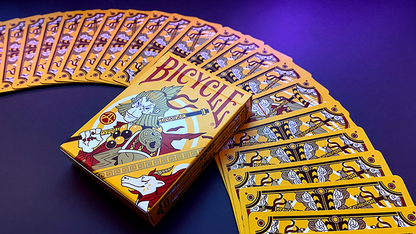 Bicycle Wukong Rebellion (Yellow) Playing Cards