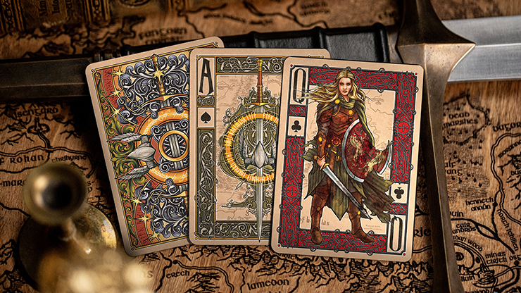 The Lord of the Rings - Return of the King Playing Cards (Black Gilded Edition) by Kings Wild