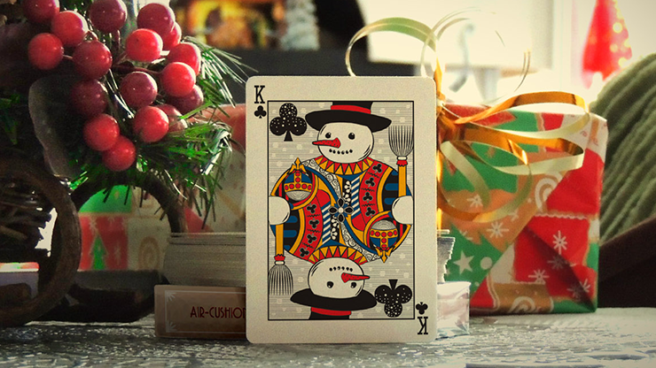 Bicycle Snowman (Blue)