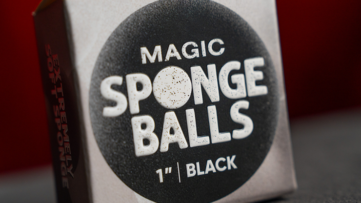 Magic Sponge Balls 4PK BLACK 1" by Murphy's Magic