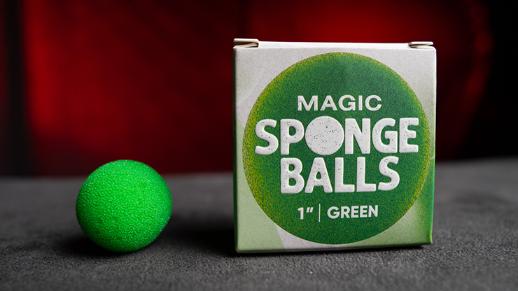 Magic Sponge Balls 4PK GREEN 1" by Murphy's Magic