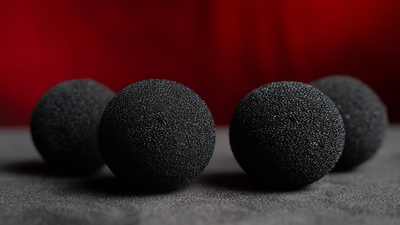 Magic Sponge Balls 50PK BLACK 2" by Murphy's Magic