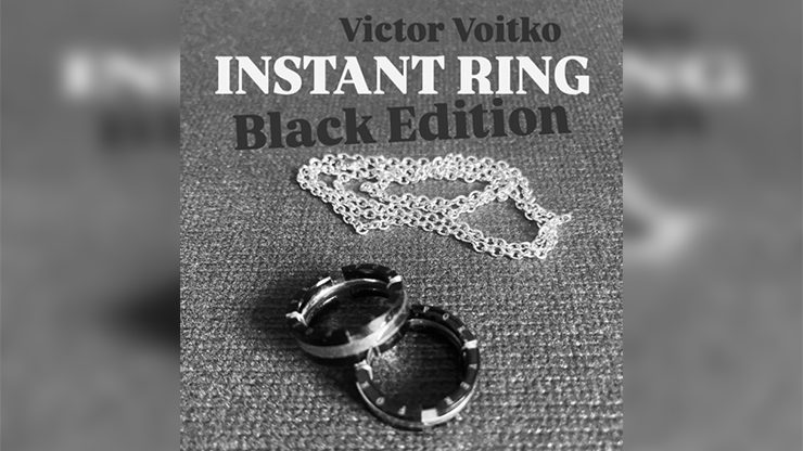 Instant Ring (silver/black, Size 11) by Viktor Voitko