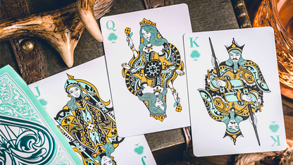 Sanctuary (Cyan) Playing Cards